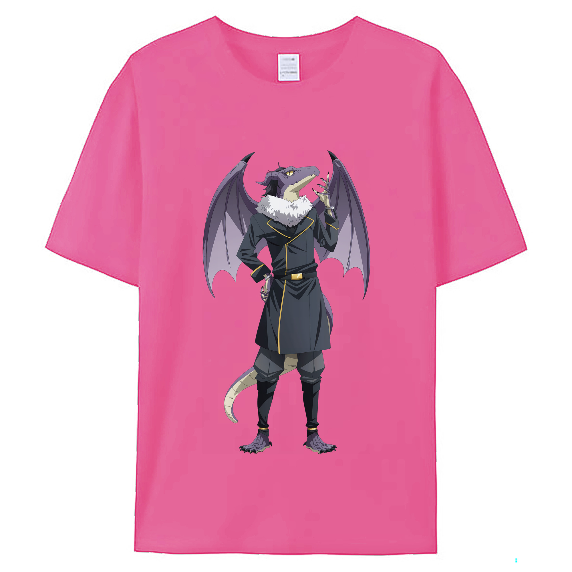 （画像用） 転スラ Regarding Reincarnated to Slime レディースカジュアルプリントTシャツ（綿100％）